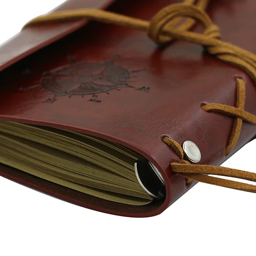 Retro Anchor Faux Leather Cover Notebook Journal Diary Blank String Nautical | Канцтовары для офиса и дома