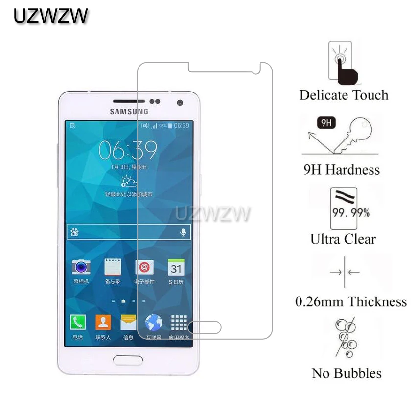 2 шт. с уровнем твердости 9H закаленное Стекло для samsung Galaxy A5 A500F A5 Duos A5000 A500H A500M Экран протектор Защитная пленка, стекло для A5