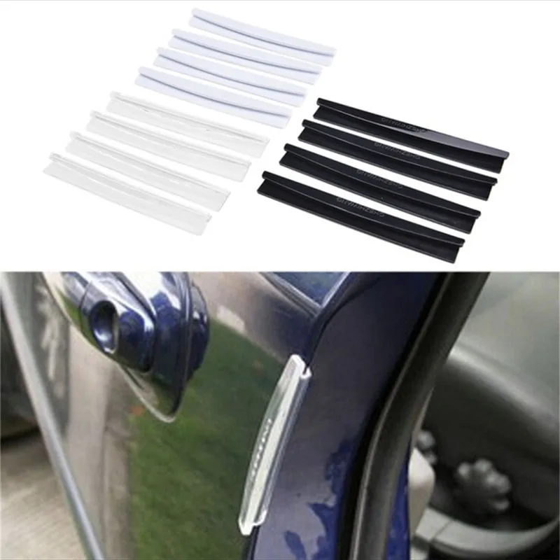 Car door edge guards trim molding protection auto strip scratch protector guard crash barriers sticker for all car 8pcs/set | Автомобили и
