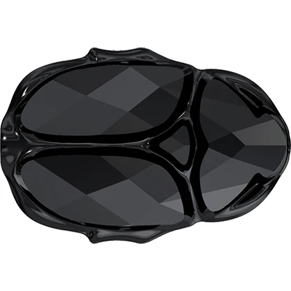 1 шт.) оригинальные кристаллы Swarovski 5728, бусины скарабей, 12 мм, изготовленные в австрийском стиле, Свободные Стразы для изготовления ювелирных изделий своими руками - Цвет: Jet (280)