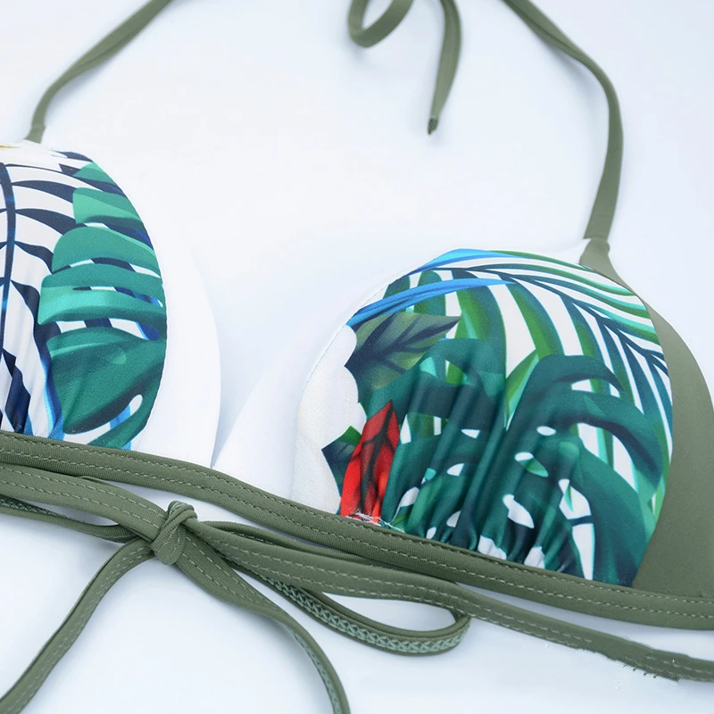 Женский раздельный купальник Toppick из змеиной кожи с открытой спиной танкини пуш