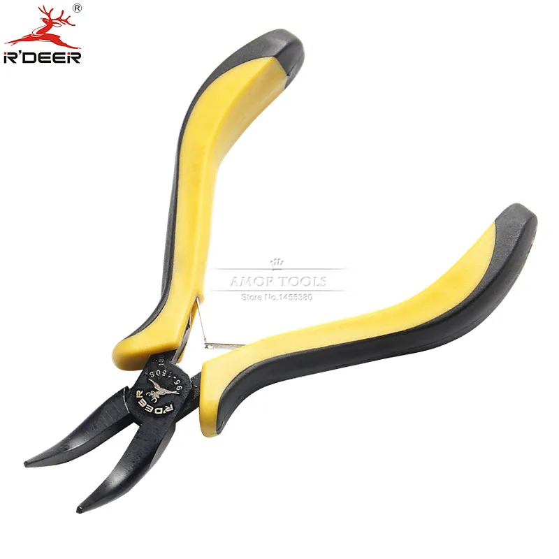 

5''/125mm Bending Nose Pliers Dipped Handle Shear Sharp Wire Strippers Ferronickel Alloy Multi-tool Repair Tools