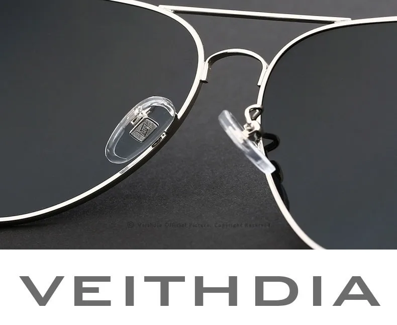 Бренд VEITHDIA, мужские солнцезащитные очки, дизайнерские, пилот, поляризационные, мужские солнцезащитные очки, очки gafas oculos de sol masculino для мужчин, 3 шт