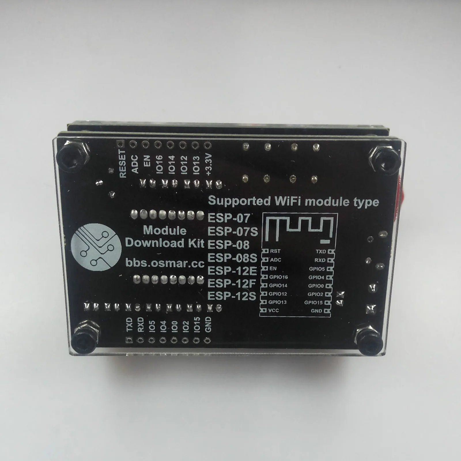 Тестовая стойка для горелки ESP8266 загрузка одной кнопкой поддержка Φ и других 7