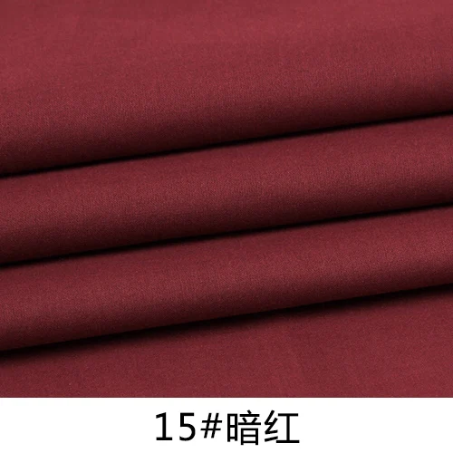 15anhong 50X150 см хлопковая подкладка тонкая расческа хлопок цвет чистый цвет хлопок ткань одежда рубашка ткань постельные принадлежности - Цвет: 15anhong