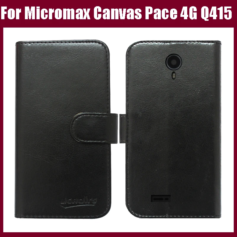 Горячая распродажа! Чехол Micromax Canvas Pace 4G Q415 6 цветов роскошный защитный кожаный