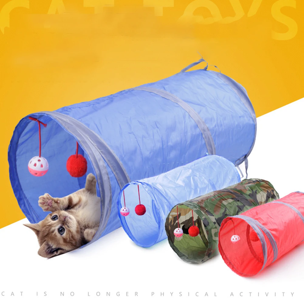 25x50 см с шариками Забавный милый полиэстер легкий Pet туннель кошки собаки