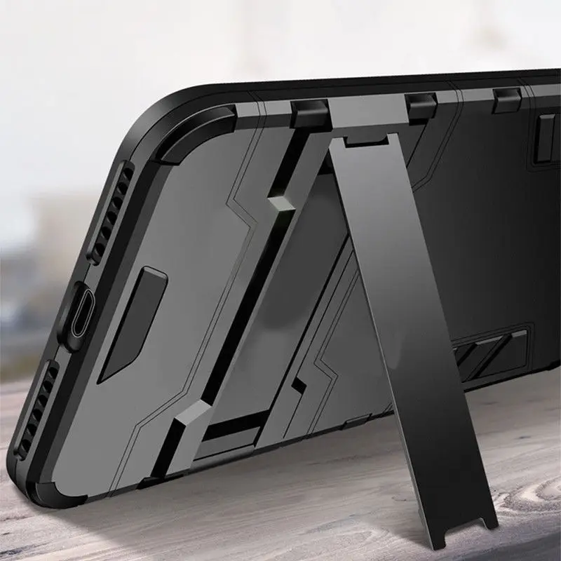 Роскошный защитный чехол-подставка для телефона iPhone 78 6 6S Plus X XS max Гибридный ТПУ +