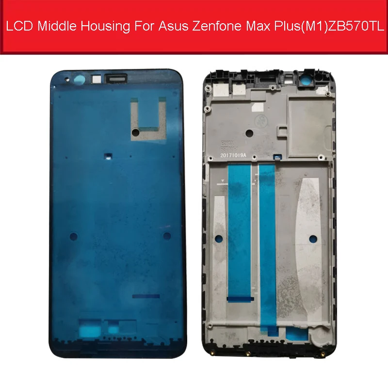 ЖК Корпус для Asus Zenfone Max Plus(M1)ZB570TL/X018D/X018DC передняя рамка корпус крышка ремонтные