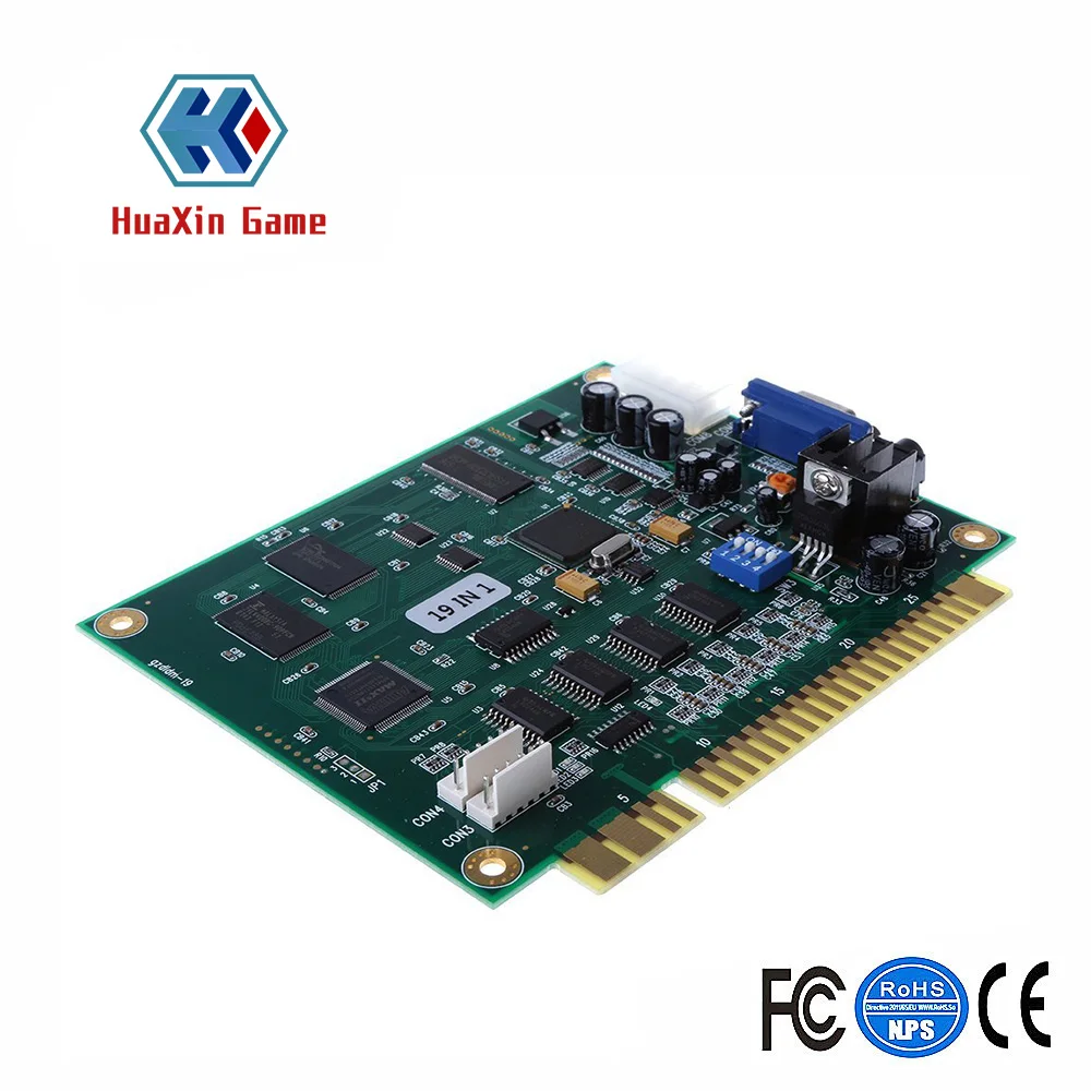 19 в 1 Горизонтальная мультифункциональная Игровая плата PCB для видеоигр Jamma |