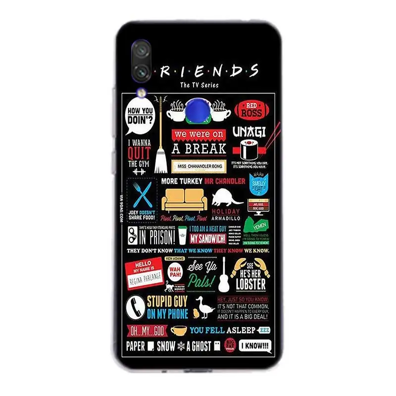 Best Friends BFF Case For Xiaomi redmi Note 7 Pro 6 5 4 Soft Xiomi Redmi 4A 4X Plus 5A 6A Silicone Fundas Cover |