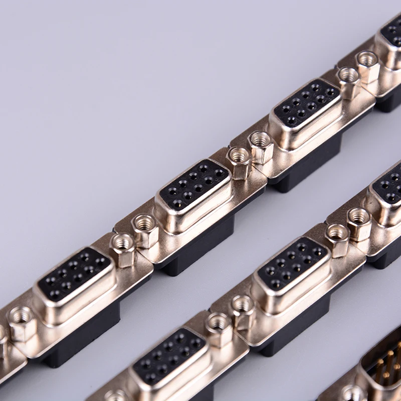 10 шт./лот DB-9 DB9 Мужской Женский монтаж печатной платы DR-9S PCB коннектор RS232 |