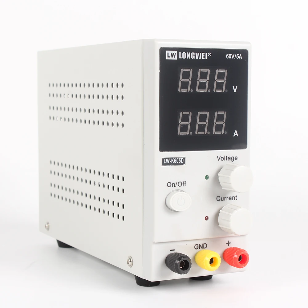 Мини Регулируемый цифровой лабораторный блок питания 60 в 5 А постоянный ток 110 В 220