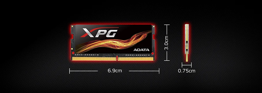 Ноутбук AData 16G XPG DDR4 16GB 2400MHz PC4-PC4-19200 DDR4 12V ram SO-DIMM 2400 19200 16G 260-PIN