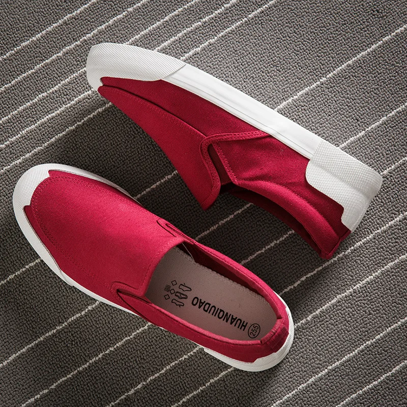 Мужская парусиновая обувь повседневные дышащие мокасины Chaussure Homme 2019 | Обувь