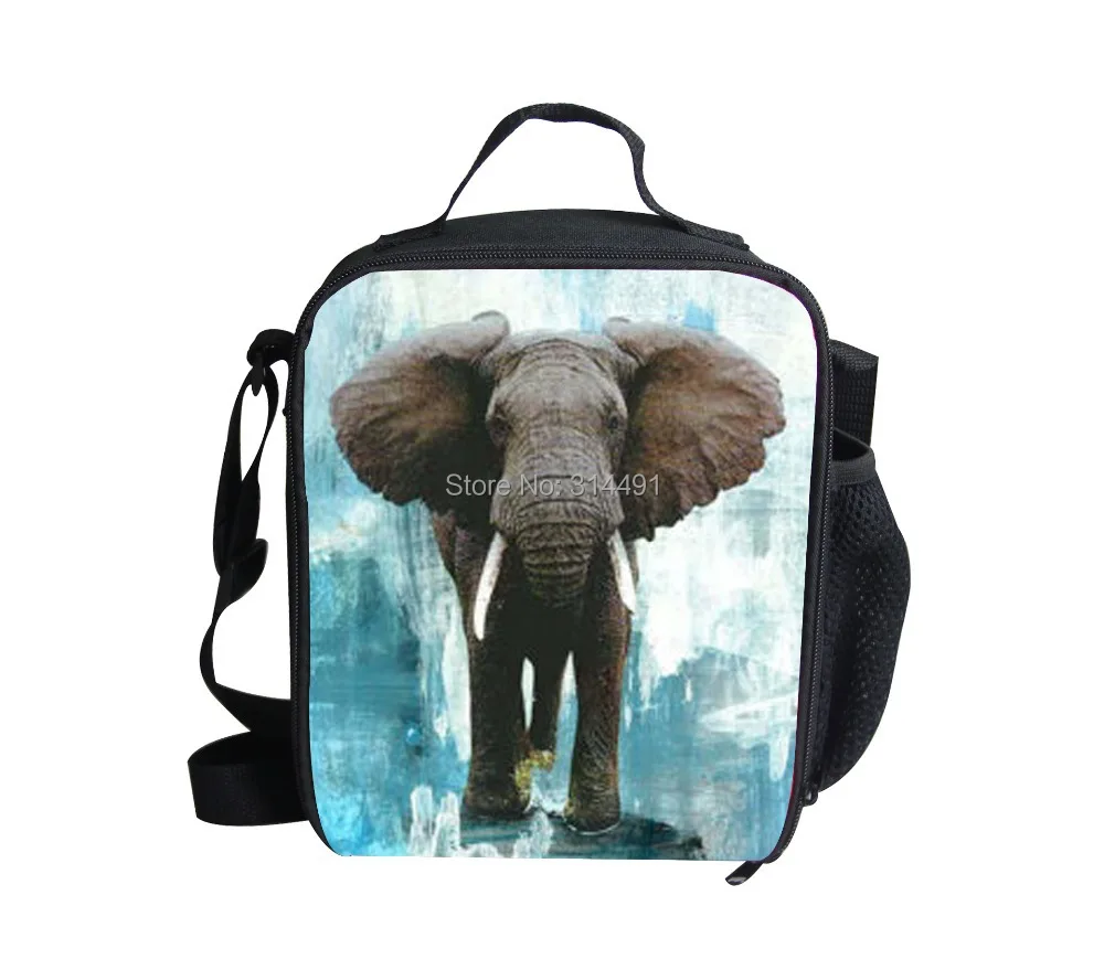

FORUDESIGNS free shipping animal lunch bags kids school lunch box 3d elephant lunchbox thermal insulate child travel picnic bags