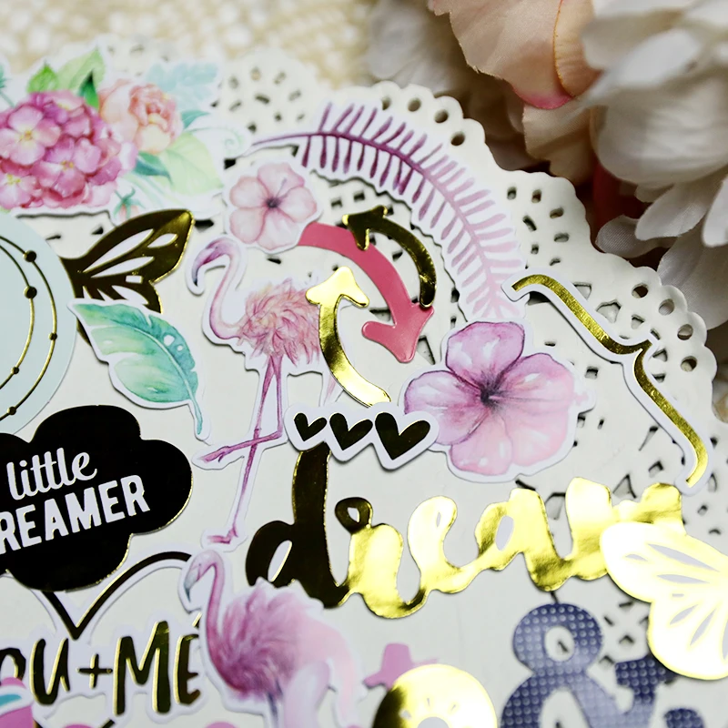 49pcs Little Dreamer Paper Stickers for DIY Scrapbooking/photo album Decoration Card Making Crafts | Дом и сад