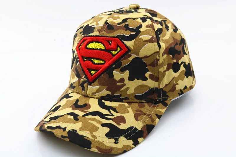 Детская Кепка унисекс камуфляжная кепка с козырьком Бэтмена детская шапочка в