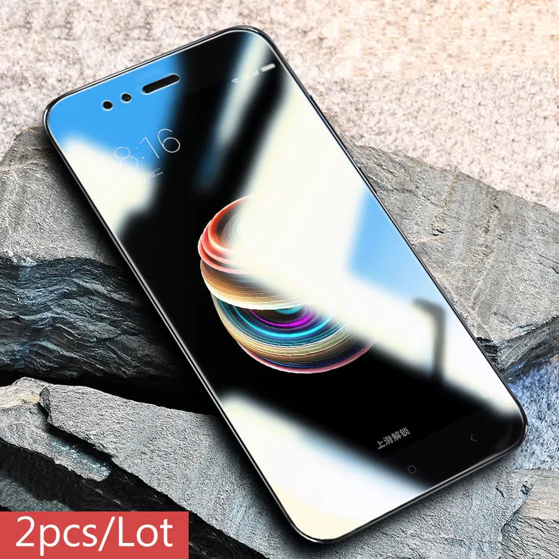 

3pcs Screen protector for Xiaomi mi A1 mi5s Plus mi5X mi 5X Tempered Glass with tough package clear 2.5D Arc 9H hardness