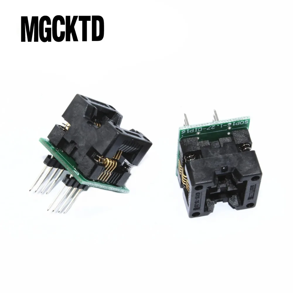 SOP8 на DIP8 поворотный SOIC8 IC программатор адаптер розетка для широкого 150 мил 200