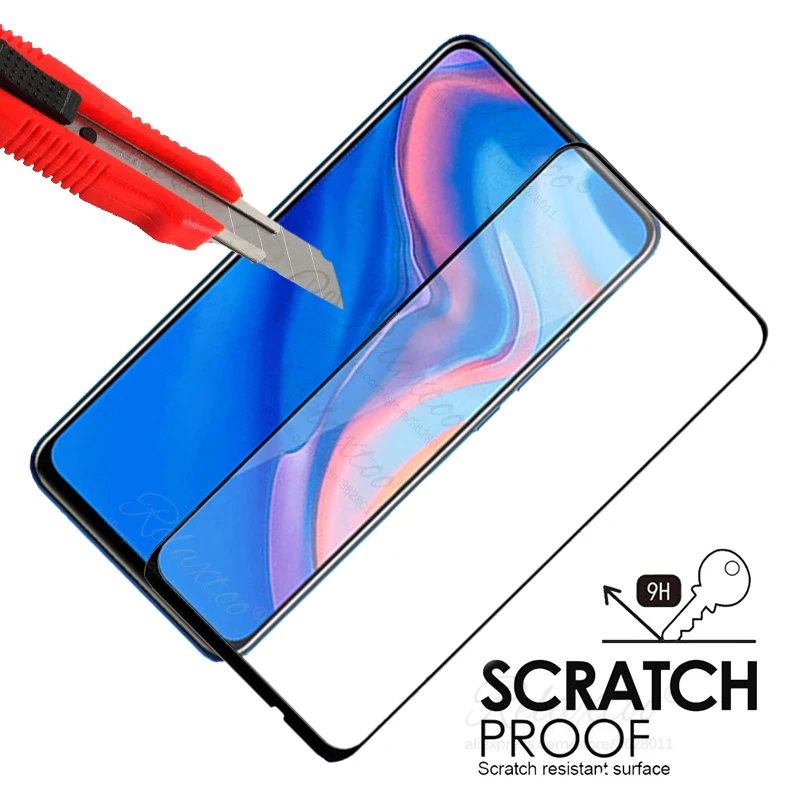 9D Full Glue Tempered Glass for Huawei Y9 Prime 2019 screen protector For hauwei Y 9 Y9Prime glas Protective film | Мобильные