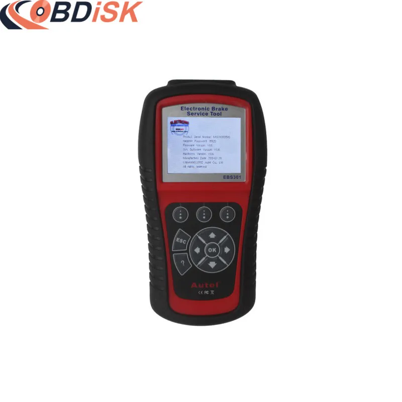 Оригинальный электрический тормозной ИНСТРУМЕНТ Autel EBS301 MaxiService OBDII/EOBD установка