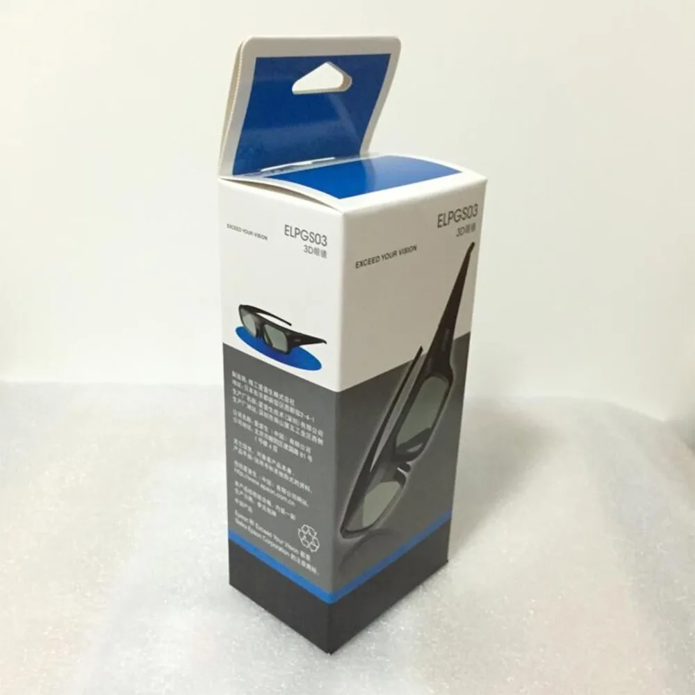 3D активные очки для EPSON ELPGS03 EH-TW3020 EH-TW3020E EH-TW5020UB EH-TW5020UBE EH-TW6010 EH-TW6100 TW8100 USB Перезаряжаемые