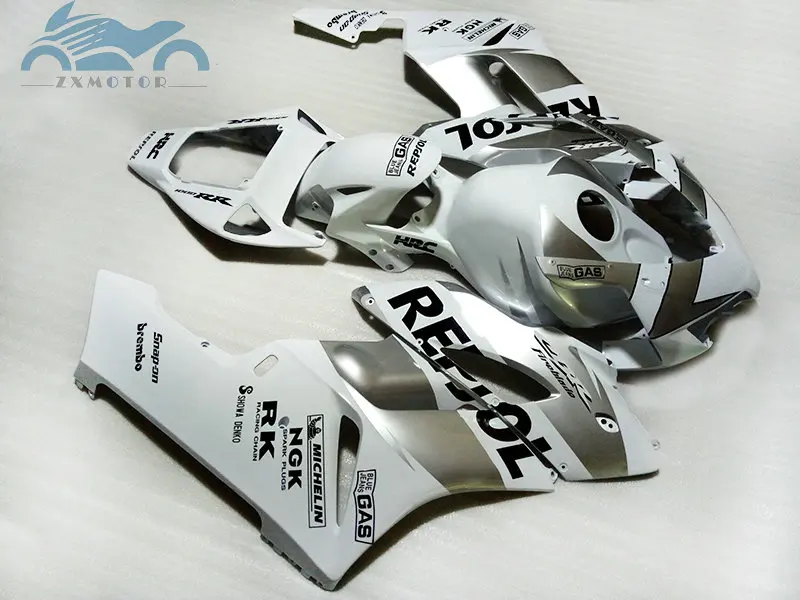 Комплект обтекателей ABS для HONDA 2004 2005 CBR1000RR белый Обтекатели repsol CBR 1000 RR 04 05 детали