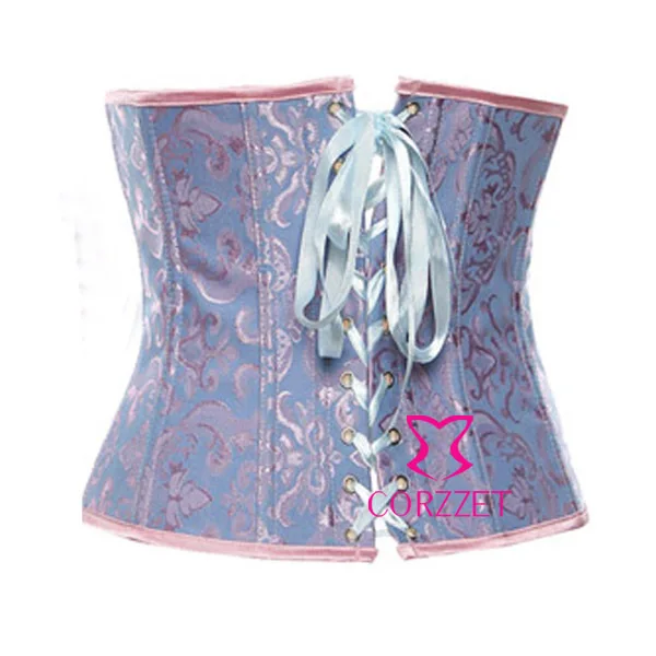 Прямая поставка новинка лента для бюста кружевная латексная поясная синей