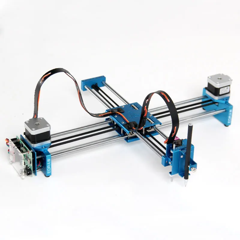 DIY A3 бумага для письма Размер Металл DrawBot Рукописное слово ручка плоттер машина X Y