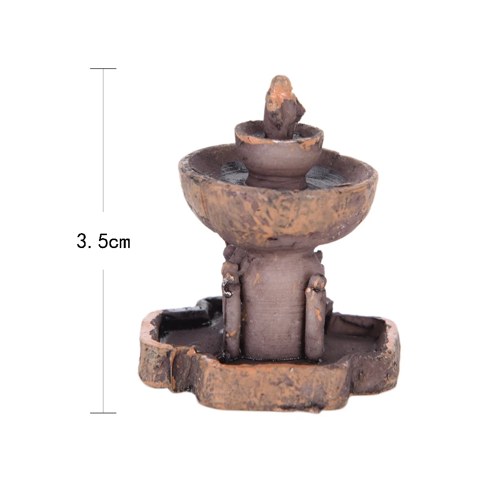 

Garden Artificial Miniature Fairy House Fountain Micro Landscaping Decor Home DIY Accessories Mini Craft Decoration