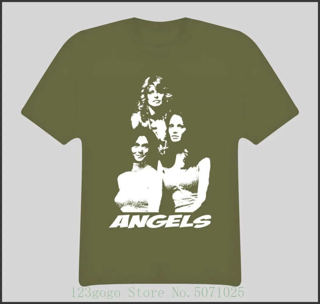 Футболка с изображением героев мультфильма Ангелы Чарли летние футболки