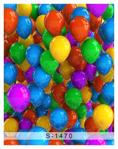 Виниловый тканевый фон для фотосъемки новорожденных детей с красочными