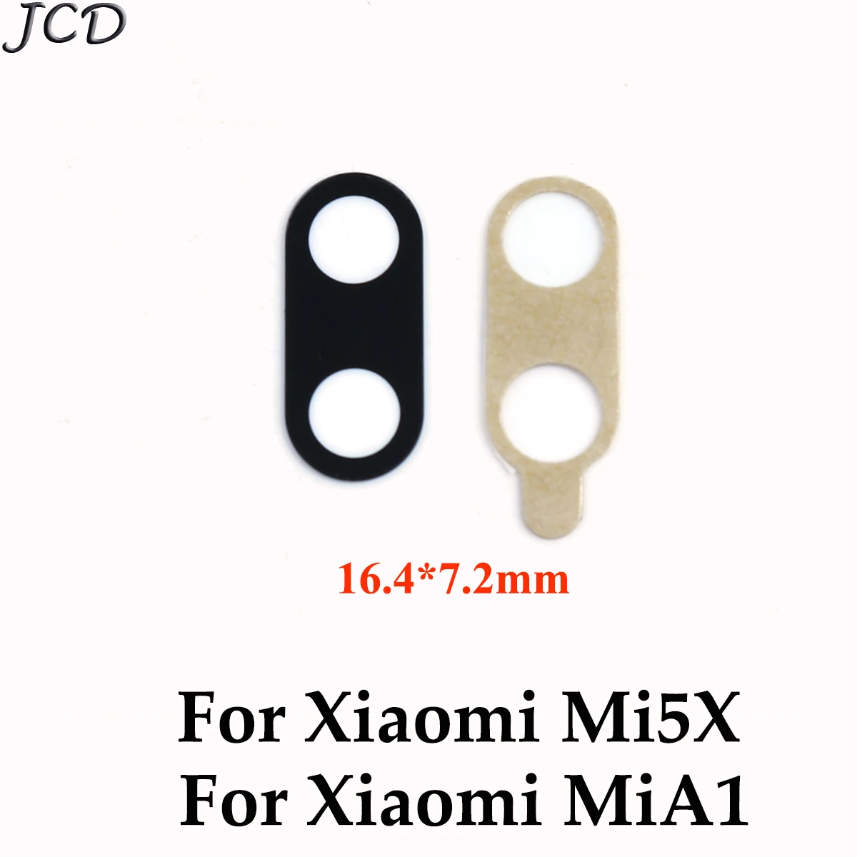 

JCD For Xiaomi Mi A1 5X Mi5X 5.5" inch Rear Back Camera Glass Lens Cover Replacement Parts with Adhesive