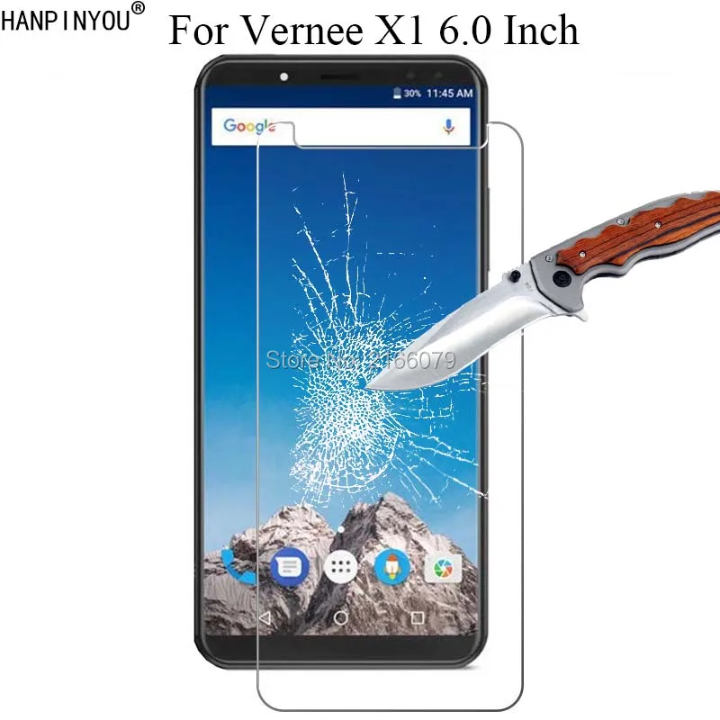 1 шт./2 шт. 9H 2.5D Закаленное стекло для защиты экрана Vernee X1 6 0 &quotЗащитная пленка +