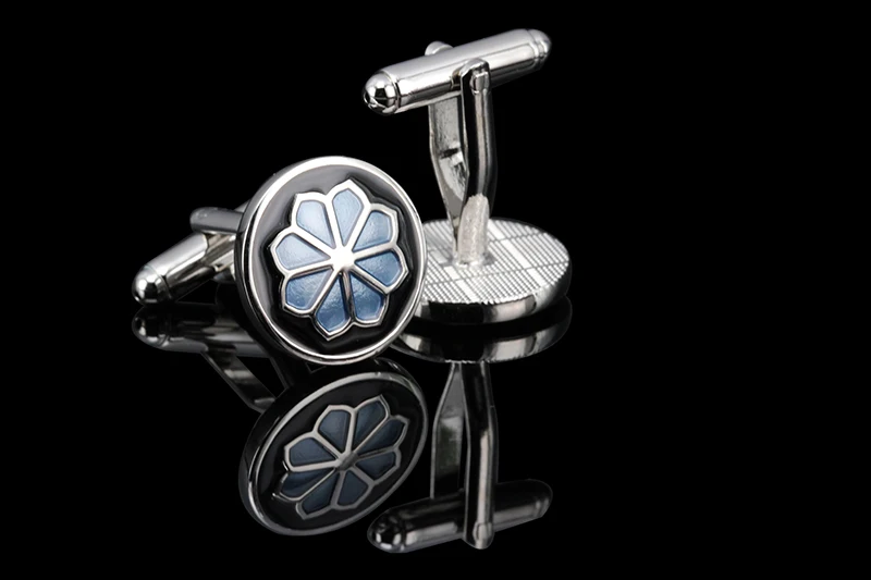 2 пары/партия мужские запонки с французским цветком|men cuff links|cuff linksenamel cufflink |