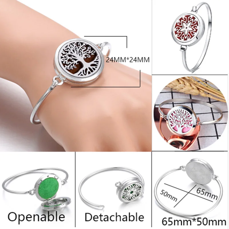 Магнитный браслет медальон 25 мм|Браслеты| |