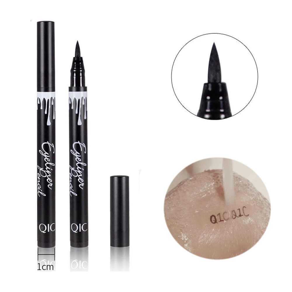 1 шт. водостойкая черная жидкая подводка для глаз карандаш большие глаза макияж
