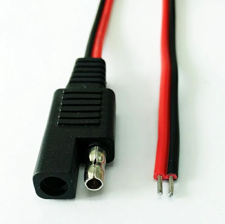 Вилка sae быстрый разъем 10A/2468/18AWG медный шнур DIY кабель питания для автомобильного