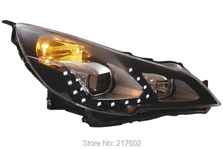 

for Subaru Outback headlights car light assembly 2010 V2 type with LED line light LF