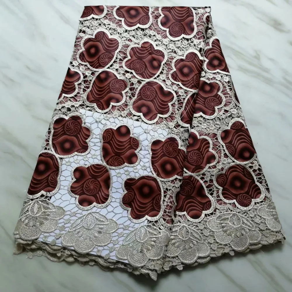 Африканская сетчатая кружевная ткань 2019 Высококачественная французская