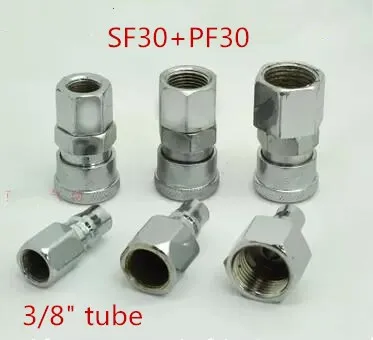 

5 компл./лот 3/8 ''BSP, воздушный шланг, быстроразъемный соединитель, воздушные инструменты SH30 + PH30 SF30 + PF30
