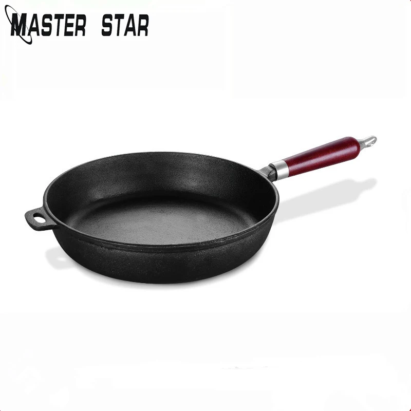 Master Star 30 см чугунные высококачественные сковороды общего назначения для газовой