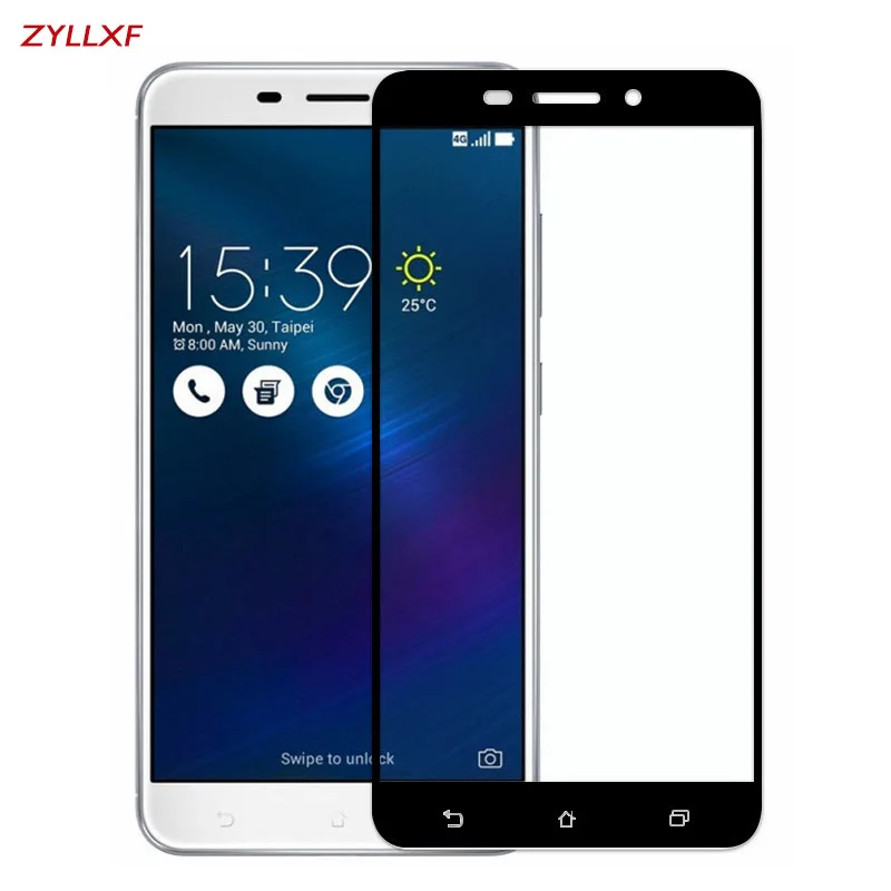 2 шт./лот для Asus ZenFone 3 Max ZC553KL полное покрытие закаленное стекло 9H 2.5D 5 дюймов