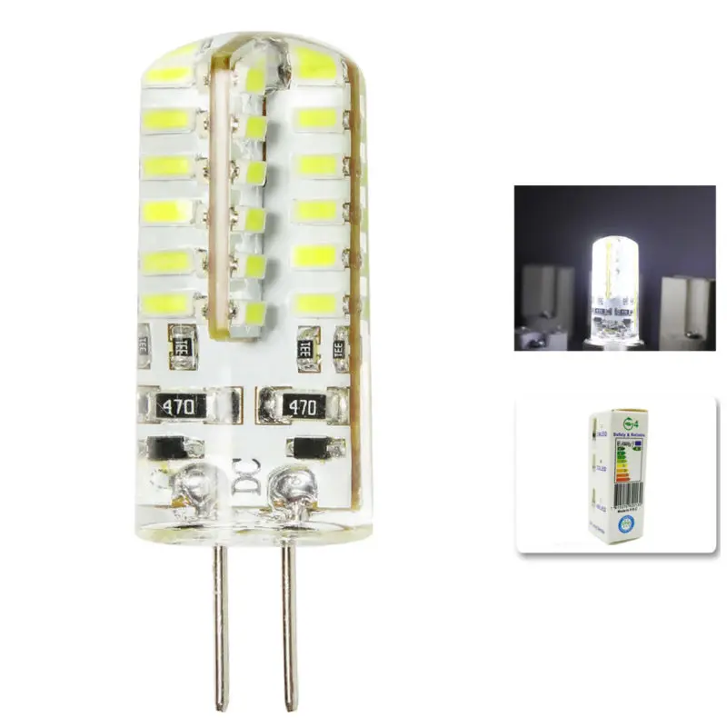 1 шт./лот G4 48 СВЕТОДИОДНАЯ Лампа DC 2V 6W Светодиодная лампа 3014SMD светодиодная