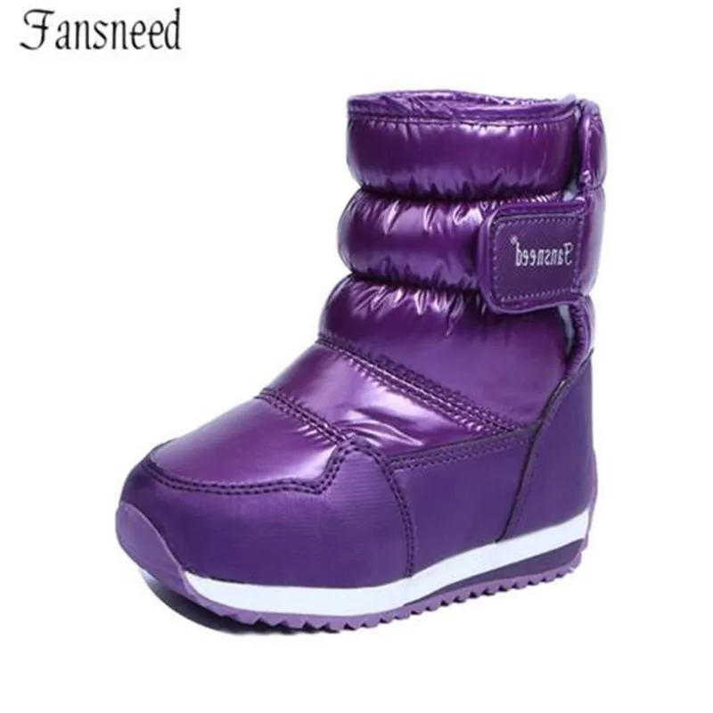 

Winter new cherry snow boots girls cute anti-wet anti-slip shoes princess winter snow shoes