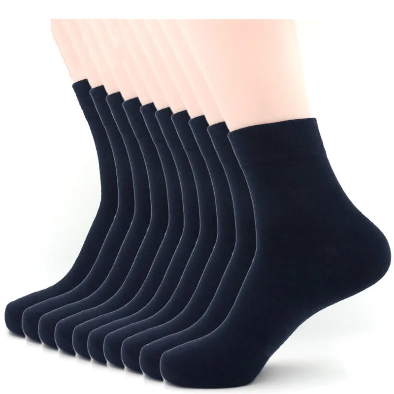 5Pairs / Lot Eur39-44 men's winter plus terry business cotton socks high quality fashion warm | Мужская одежда