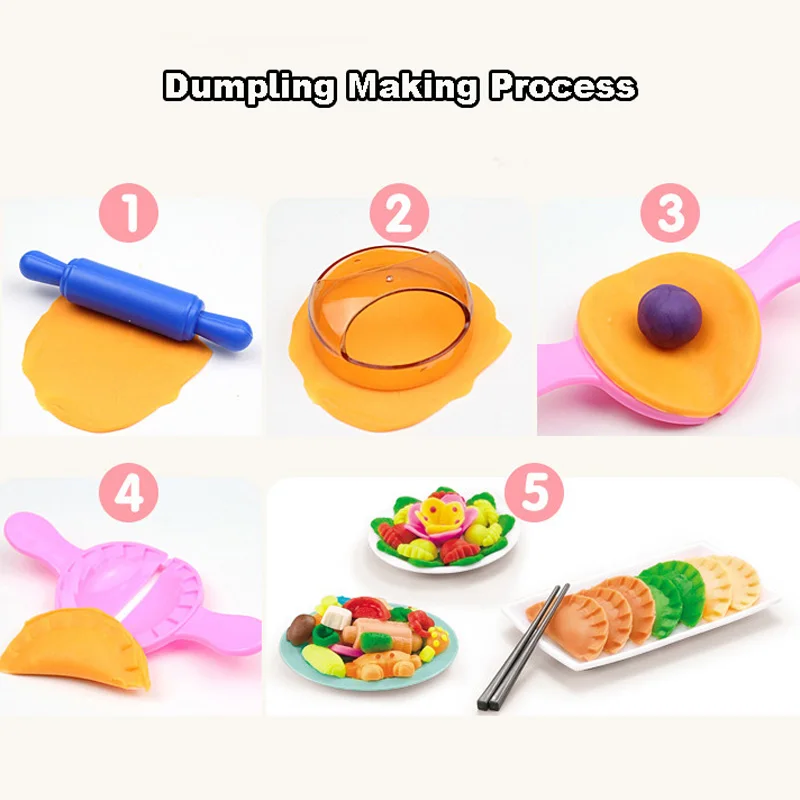 DIY 3D Цвет глины пресс форма для нетоксичный готовить моделирование из пластилина