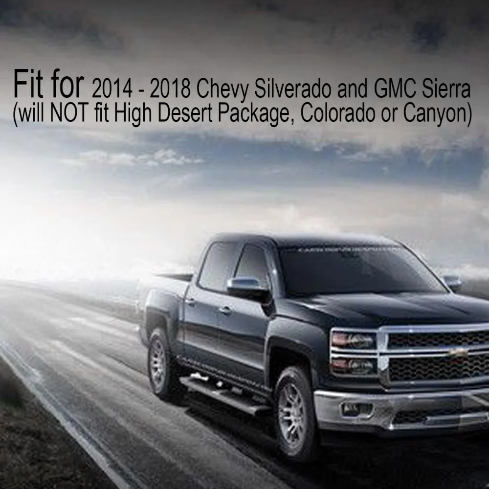 Подсветка салона автомобиля рельса Кола карман крышки для Chevy Silverado GMC Сьерра-Кола Пробки- пикап необычной формы отверстия крышки