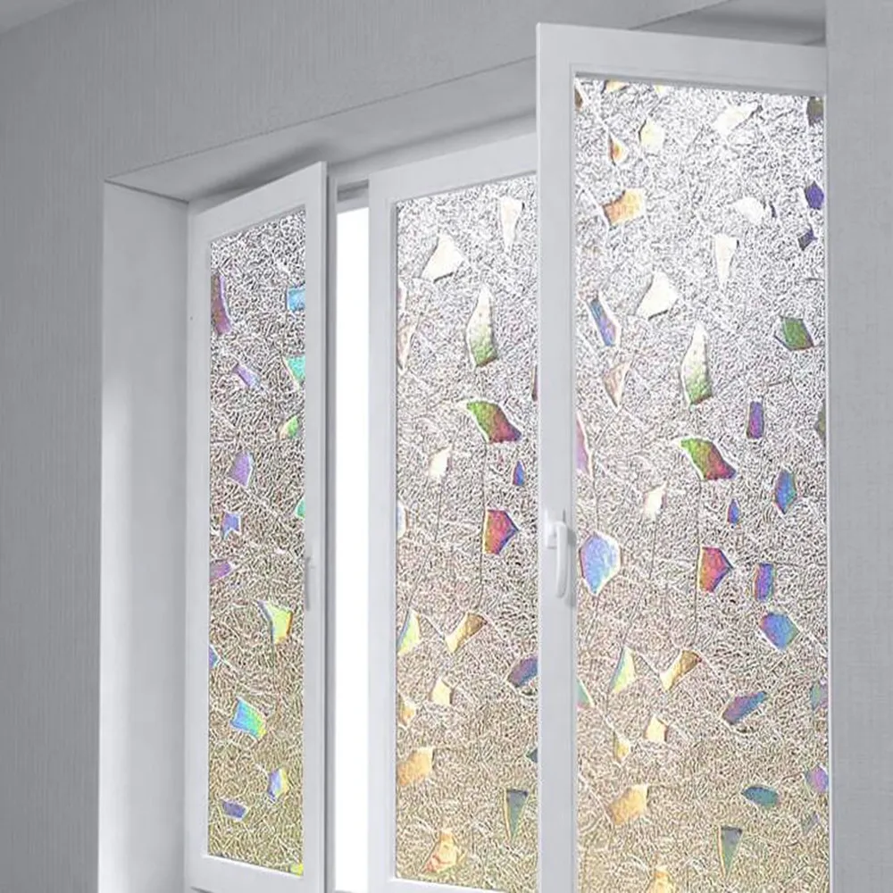 3D ПВХ непрозрачная конфиденциальная статическая раздвижная дверь окно